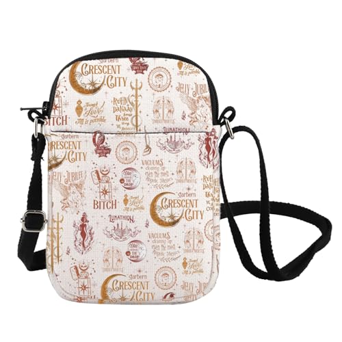 Crescent City Inspire Crossbody Bag House Of Earth And Blood Inspired Gift HOSAB Lunathion Gift Bookish Gift