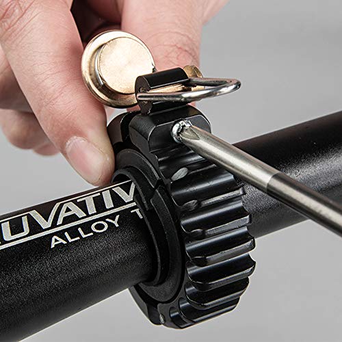 LESOVI Copper Alloy Bike Bell,Oi Bicycle Bell, Loud Sound Bike Horn Ring for Road Bike, Mountain Bike, City Bike, Sports Bike, Cruiser Bike, BMX Bike - Thumbnail 5