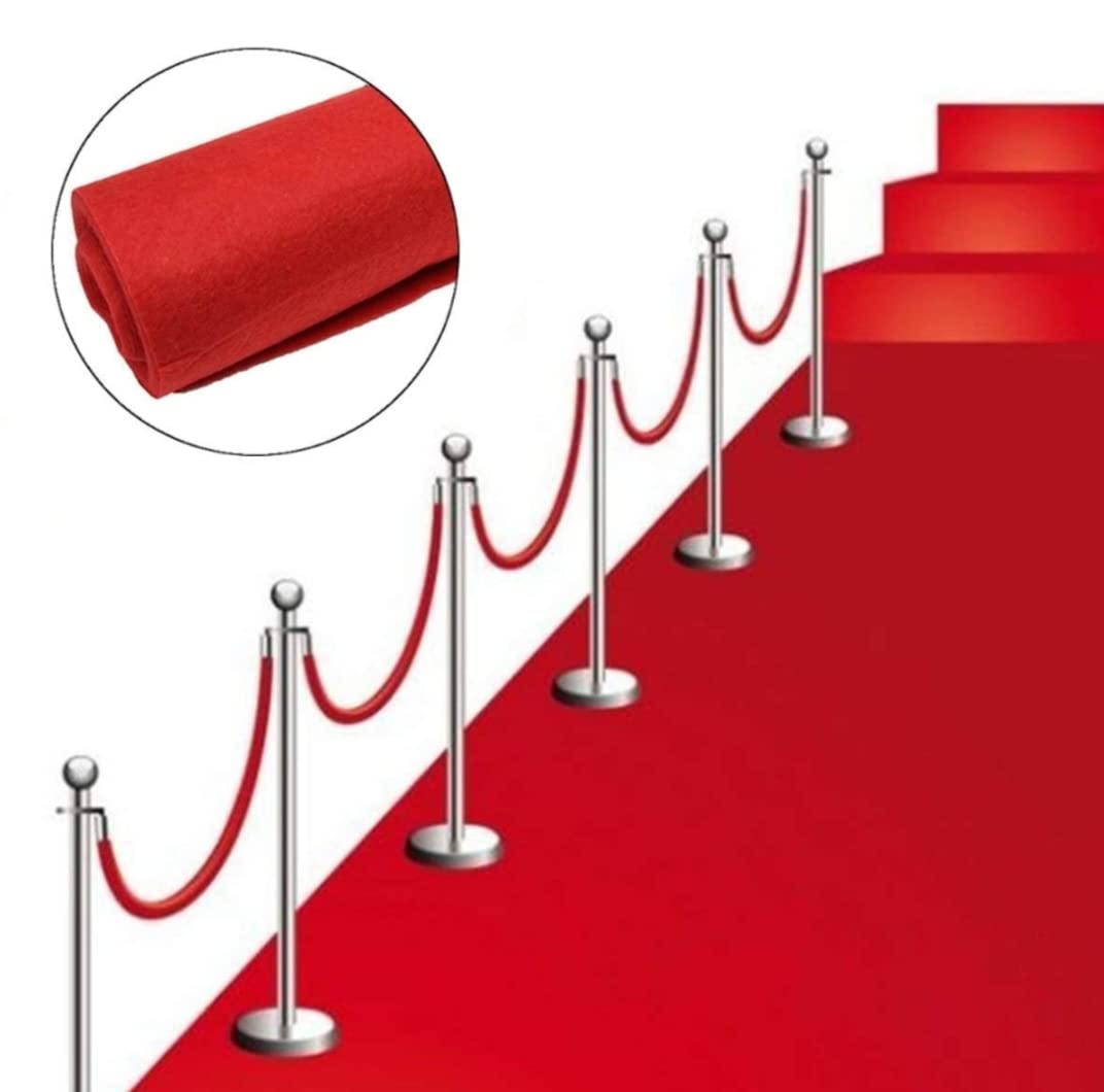 Shanno Carpet for Wedding, Stage, Exhibition, Party, Office, Hotels Decoration, Living Room and Wall to Wall Carpet Size(3 x 5 Feet)