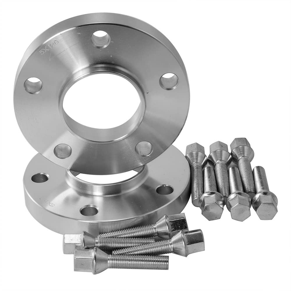 20mm 5x120 Hubcentric Wheel Spacers Adapters with Bolts 4pcs 72.6mm 12x1.5 Compatible with BMW E28 E34 E36 E46 E90 E91 E60 330i 330xi 318i 323i 325i 328i 335i 525i 545i product thumbnail 4