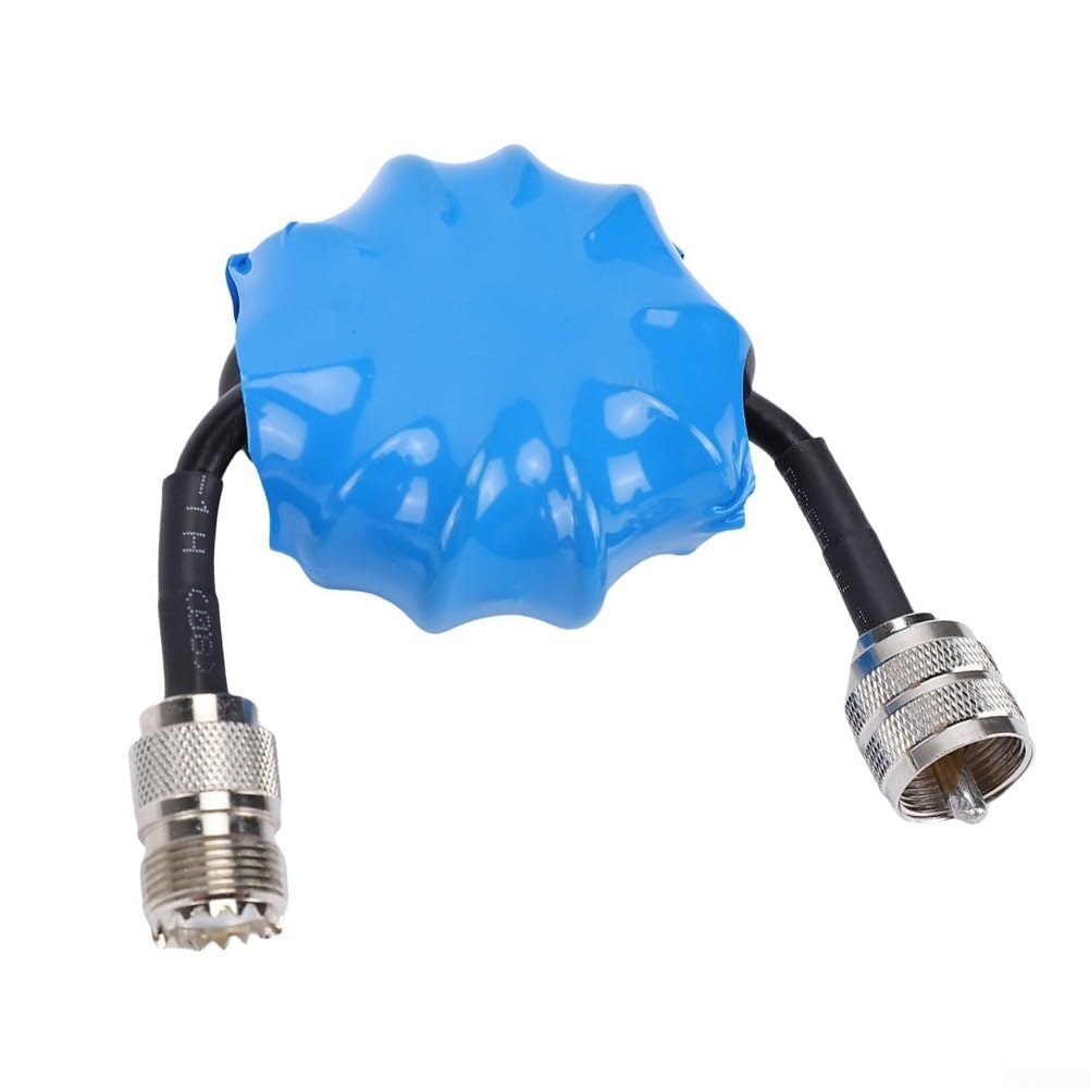 Balun de corriente 1:1 Estrangulador de modo común para antenas 1.8-30MHz 45mm ferrita 100W PEP conector RF