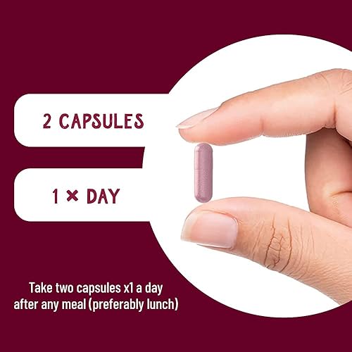 Miniatura 6 de Cápsulas de polvo de raíz de remolacha cultivada en Estados Unidos, mezcla de corazón feliz con extracto de semilla de uva y ginseng