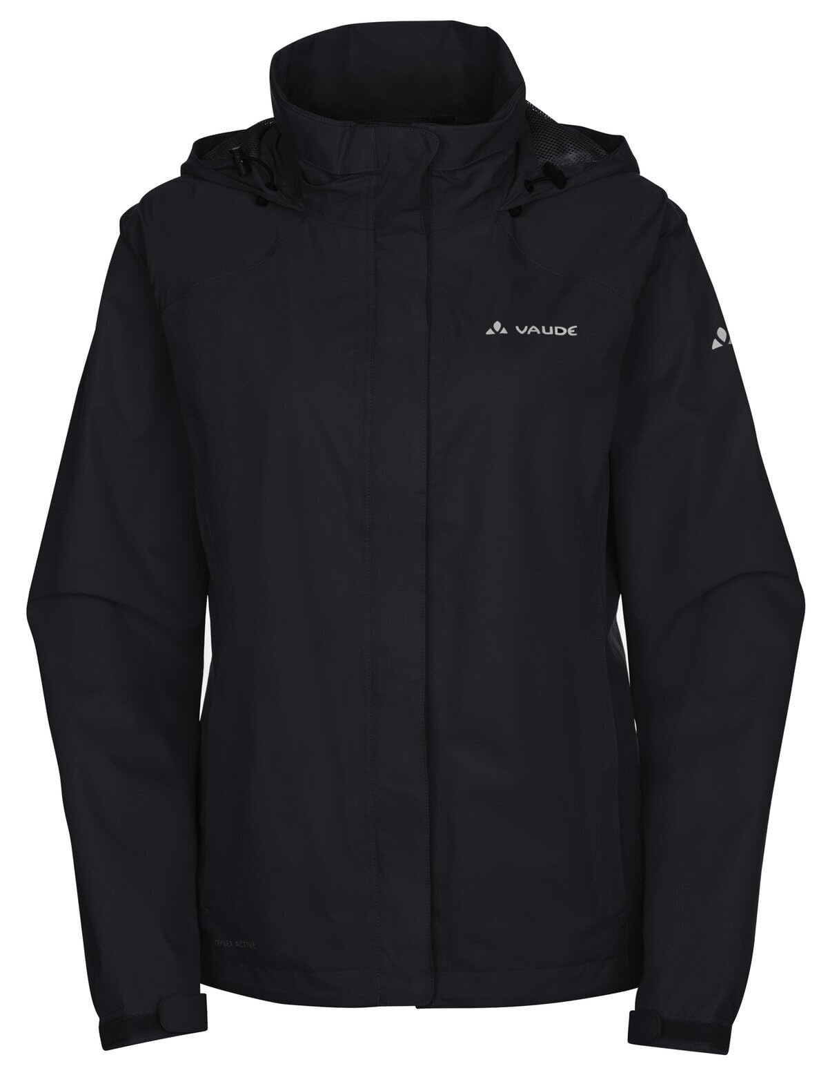 VAUDE Escape Bike Light Regenjacke Damen – Gefütterte Regenjacke mit 2-Lagen Membran, reflektierende Jacke wasserdicht 412g