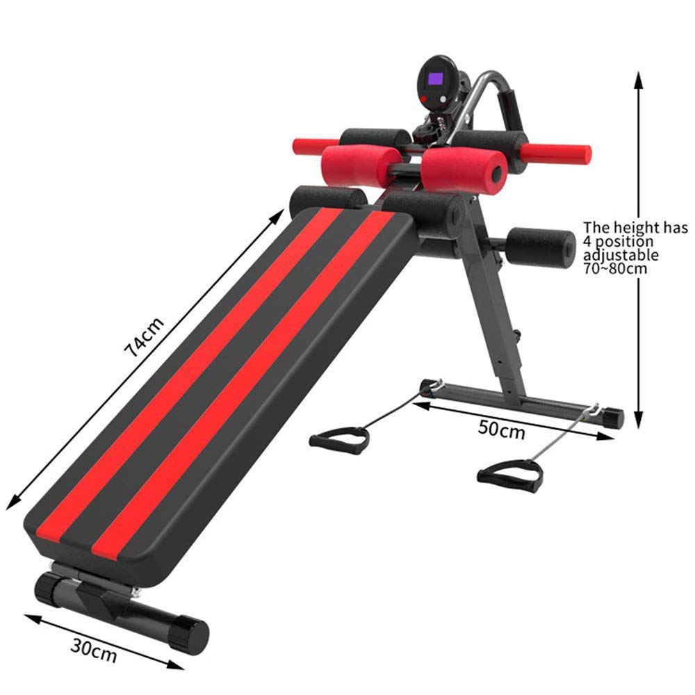 FAXIOAWA Banc de Musculation Multifonctionnel, Planche couchée, Appareil Abdominal, Banc Assis, équipement de Fitness à Domicile, Banc d'entraînement avec haltères