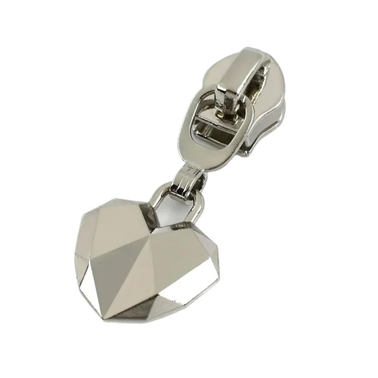 10 Cursori for Cerniere 5# for Borse for Indumenti Con In Nylon, Sostituiscono I Kit Di Riparazione Della Testa Dell'estrattore Accessori Hardware Fai Da Te(XP074-Silver)
