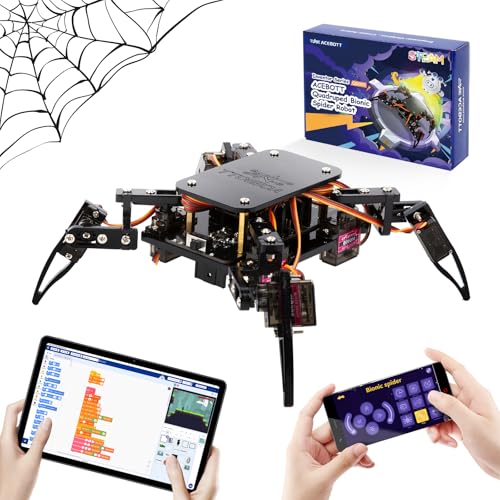 Image of ACEBOTT Science Kits Spider Robot Building Kit STEM Crawling Robot Gifts for Kids Boys Ages 8-12 Girls, Scientific Coding Robotic Technic Creative DIY Toys for Birthday
