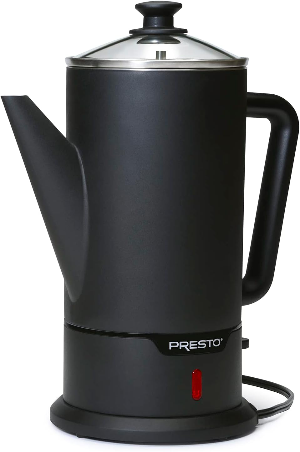 Presto 02815 12-Cup Cordless Coffee Percolator - Stainless Steel
