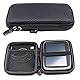 Schwarzes Schlank Hartschalentasche für Tomtom Go Classic 6’’ 2nd Gen Lite Advanced Discover Premium Basic Essential 6 Zoll Go Camper Tour Go 6200 6250 6100 620 610 Camper Professional GPS Tasche