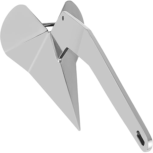 Mophorn Boat Anchor, 316 Stainless Steel Delta-Style Anchor, Heavy Duty Triangular Anchor 14lbs / 17lbs / 18lbs / 22lbs Wing Style Triangle Anchor
