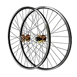26 Pouces Frein en V Roues de Vélo, Aluminium Paroi Double Frein À Disque Hybride/VTT Roues de...