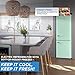 Unique Appliances UGP-330L LG AC Classic Retro Refrigerator Electric Bottom-Mount Fridge with Intuitive Control Panel, 4 Glass Shelves, and 3 Freezer Drawers, Frost-Free, 12 cu./ft, Summer Mint Green
