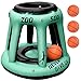olyee Sommer Pool Basketballkorb Spielzeug für Erwachsene Kinder, Aufblasbares Wasser Basketball Korb Hoop mit 3 Basketbällen & 2 Aufnähern