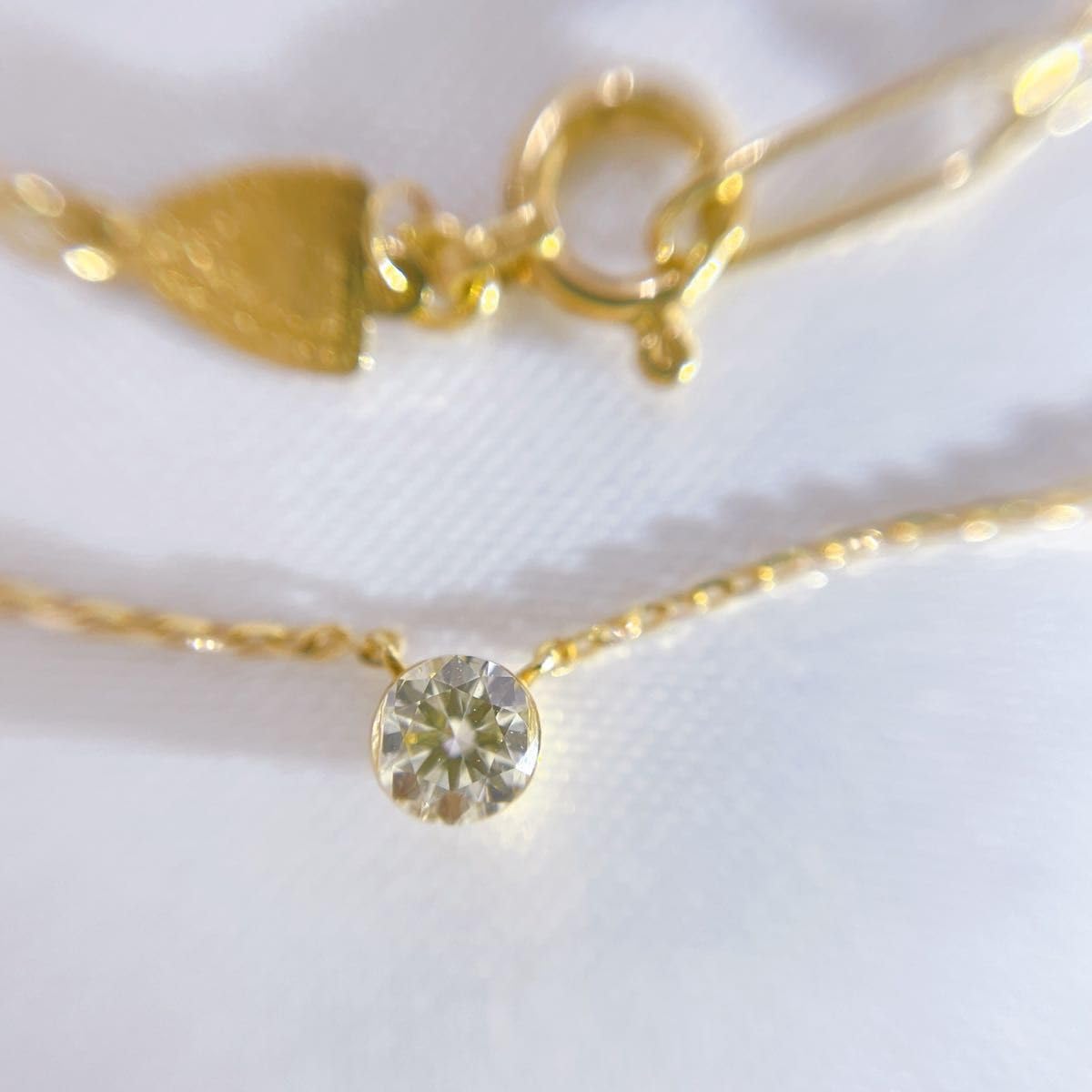 Amazon.co.jp: アガット agete シークレットセッティング ネックレス  