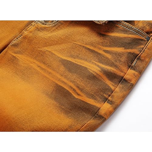 Men's Slim Fit Stretch Jean Blue Or Black Comfortable Soft Ripped Pants Demin4