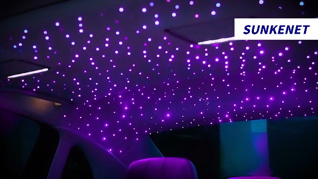 Kit Ciel étoilé 150 Points – Fibre Optique LED Blanc Chaud, Effet Scintillant, Neuf