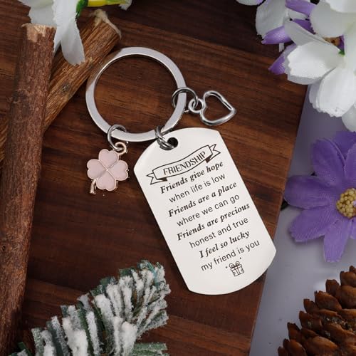 Wrnzl Best Friend Birthday Gifts, Friendship Gifts For Women, Graduation Gifts For Friends, Going Away Gifts For Friends, Friend Keychain thumb #2