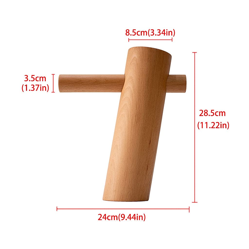Supporto per Cuffie Cuffia appendiabiti da tavolo rotondo in legno auricolare stand apprezzamento da tavolo da gioco Accessori for cuffie multifunzione Display a rubrica multifunzione (noce / faggio)