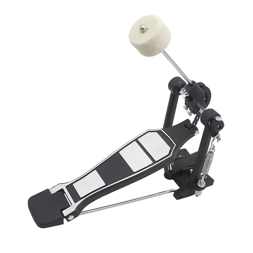 パーカッション・打楽器 Bass drum beater set! Bass Drum Pedal With Drum Beater Tension Spring Single Chain