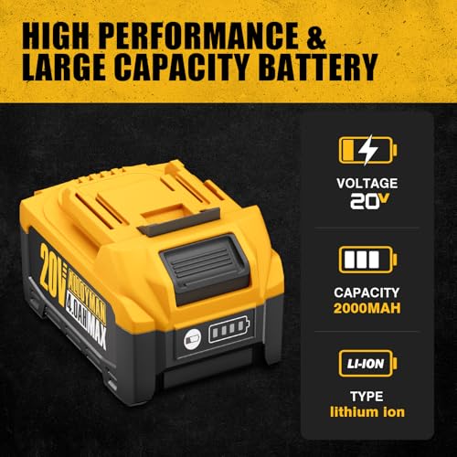 Batería eléctrica Alloyman 20V 4.0Ah para herramientas miniatura 2