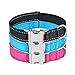 Love Dream Reflective Dog Collar with Metal Buckle, Adjustable Safety Nylon Dog Collars with Heavy Duty Quick Release Buckle for Small Medium Large Dogs, Pet Collar with ID Tag Ring