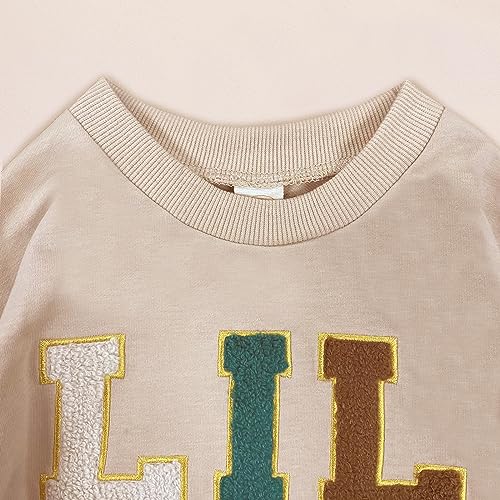 Newborn Baby Girl Boy Matching Clothes Lil Sis/Bro Crewneck Sweatshirt Romper Sister Brother Outfits2