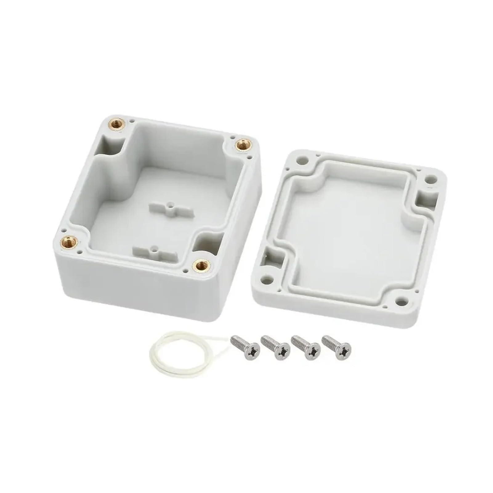 Caja de conexiones estanca Caja de plástico resistente al agua, caja de instrumentos electrónicos, caja eléctrica, caja de conexiones for exteriores, carcasa, 1 unidad(240X160X90)