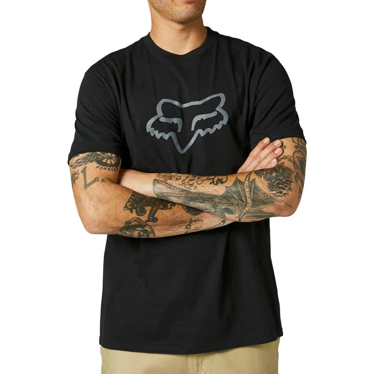 Fox Racingmens Legacy Fox Head Short Sleeve Tee T-Shirt (pack of 1)