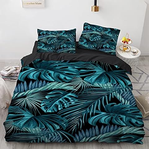 YURKO Parure de Lit Tropicale 200x200 Cover