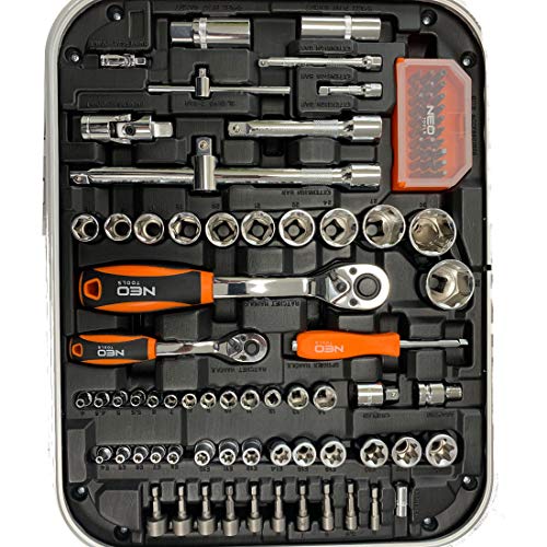 NEO TOOLS Elektriker-Koffer 108-tlg, kompletter Koffer mit Einer Reihe der nützlichsten Elektrowerkzeuge einschließlich… – Bild 4