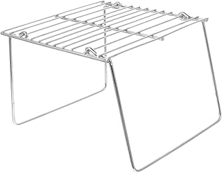 CIYODO Suporte Para Churrasco Grelhador A Carvão Portátil Grelhador Para Churrasco Portátil Espetos De Metal Para Churrasco Grelhador A Carvão Portátil Suporte Dobrável Suporte Para
