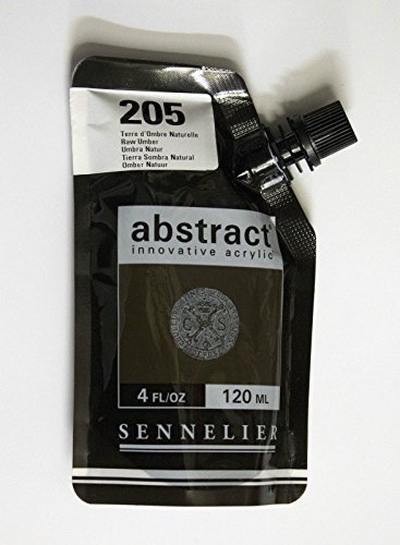 Sennelier Abstract Innovative Acrylic Artist Paint Pouch 120ml (205 Raw Umber) — image 1