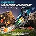 Laubbläser Akku 8000 mAh mit Ladegerät, Leicht Bürstenloser Laubbläser mit Turbolader, 257 km/h &3 Geschwindigkeitsstufen, für Rasenpflege und Beseitigung von Laub, Schmutz, Schnee, Autostaub