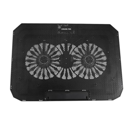 Base ergonómica para laptop con 2 ventiladores ajustable miniatura 6