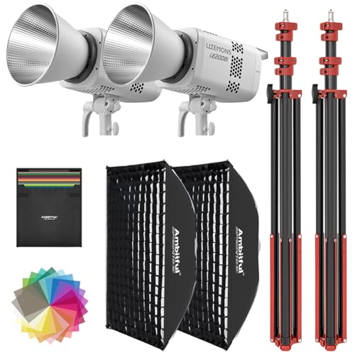 Image of Godox LE200Bi Godox Light Kit-2 Pack 220W Bi-Color LED Video Light