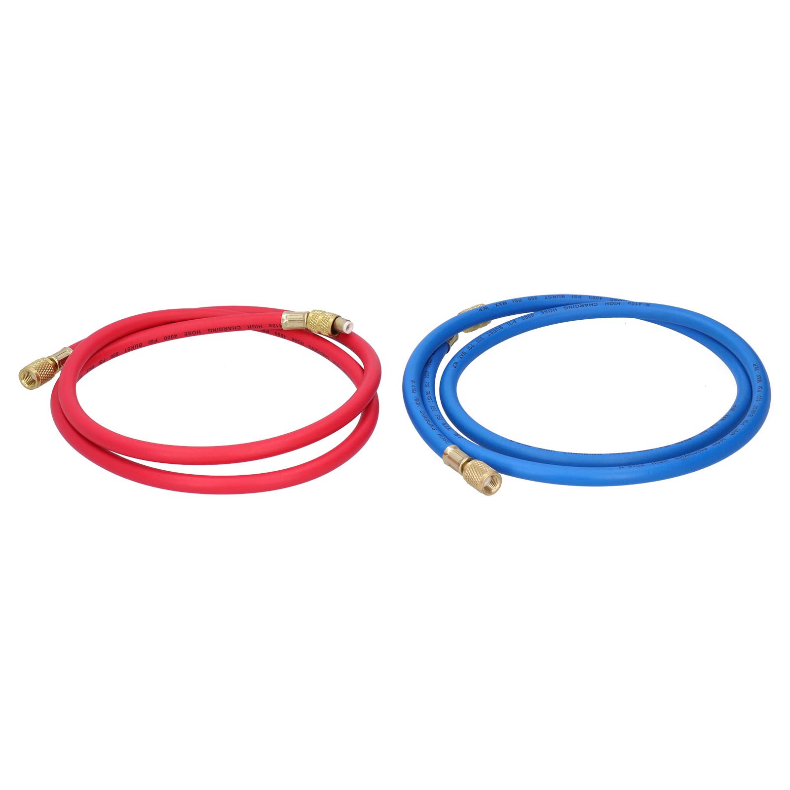Tubo Conditore D'aria Tubo di Ricarica del Refrigerante, Strumento di Riparazione del Condizionamento 'aria Auto, Giunto di Rame + Tubo di Gomma, 1/4 X 5/16, Pressione (R410 è