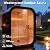 Outdoor Steam Sauna for 4-6 Person, Traditional Cube Saunas Spa, Traditional Barrel Wooden Sauna with ETL-Certified 6KW Stove, 0-195? (82.68”x 70.87”x 82.68”, Canadian Spruce)