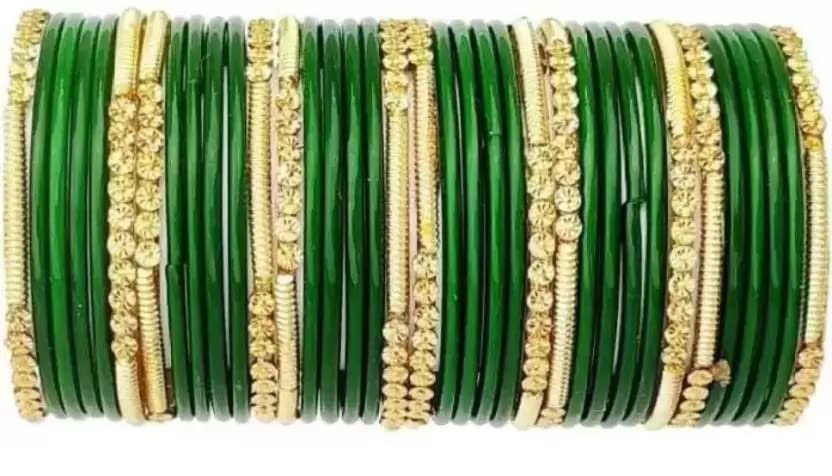 GLASS EMPIRE GLASS ANJU BANGLES SET (PACK OF 36) (2.6, GREEN) For Women (B0BH2QHLZR) Amazon Price History, Amazon Price Tracker