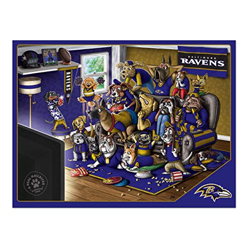 Image of YouTheFan NFL Purebred Fans 500pc Puzzle - A Real Nailbiter