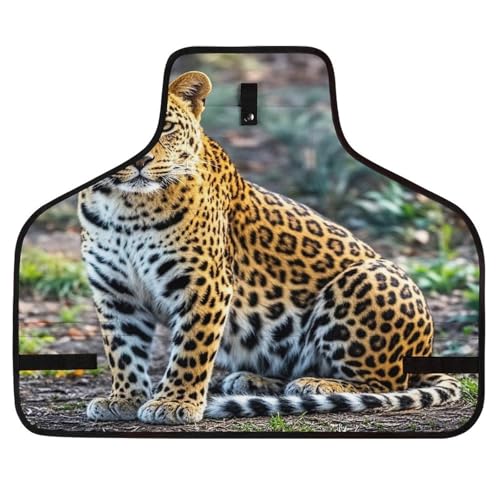 Delantal de trabajo BTCOWZRV Cool Leopard