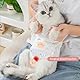 Bekecidi Katzen-Operationsanzug, Einteiler nach Operationen, Anti-Leck-Body, Haustierweste, Kätzchen-Kleidung für Katzen nach Operationen, Spay, Katzenhalsband und Kegel-Alternative (L)
