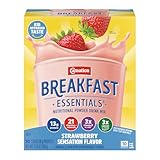 Carnation Breakfast Essentials Complete Nutritional Drink Strawberry 1.26 oz. Packet 60 Ct