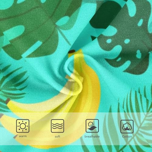 Cute Cartoon Monkey Banana Green Panties for Girl Toddler Underwear Custom Cotton Cartoon Briefs Girls Undies 2t3