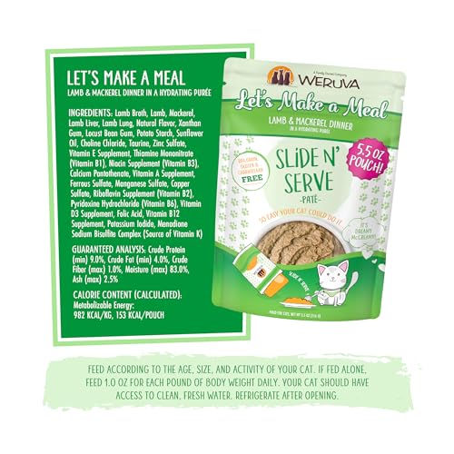 Weruva 8579 Wet Cat Food, Lets Make A Meal With Lamb And Mackerel Pate thumb #4
