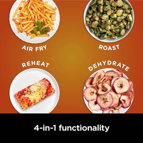 Ninja | Air Fryer | 4-in-1 Pro Air Fry, Roast, Reheat, Dehydrate | 5QT Capacity fits up to 4lbs of French Fries | 400F Max Temp | Nonstick Basket & Crisper Plate | 120V | Grey | AF141 image 5