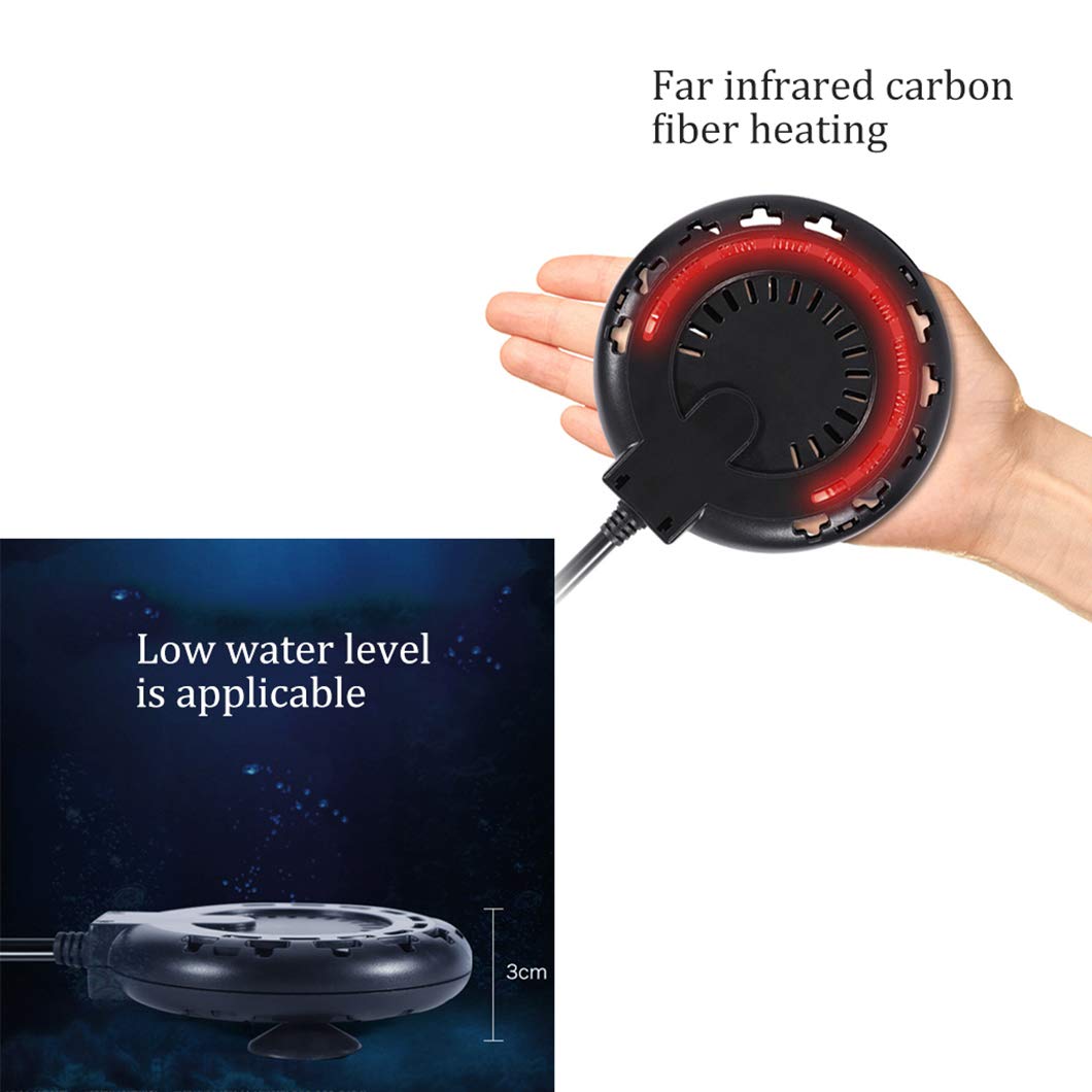 SYTH Calentador de Acuario Sumergible para Pecera,Termóstato de Tanque de Pescado Calentador de Agua,con termostato de Perilla de Ajuste, para Tortugas/Betta