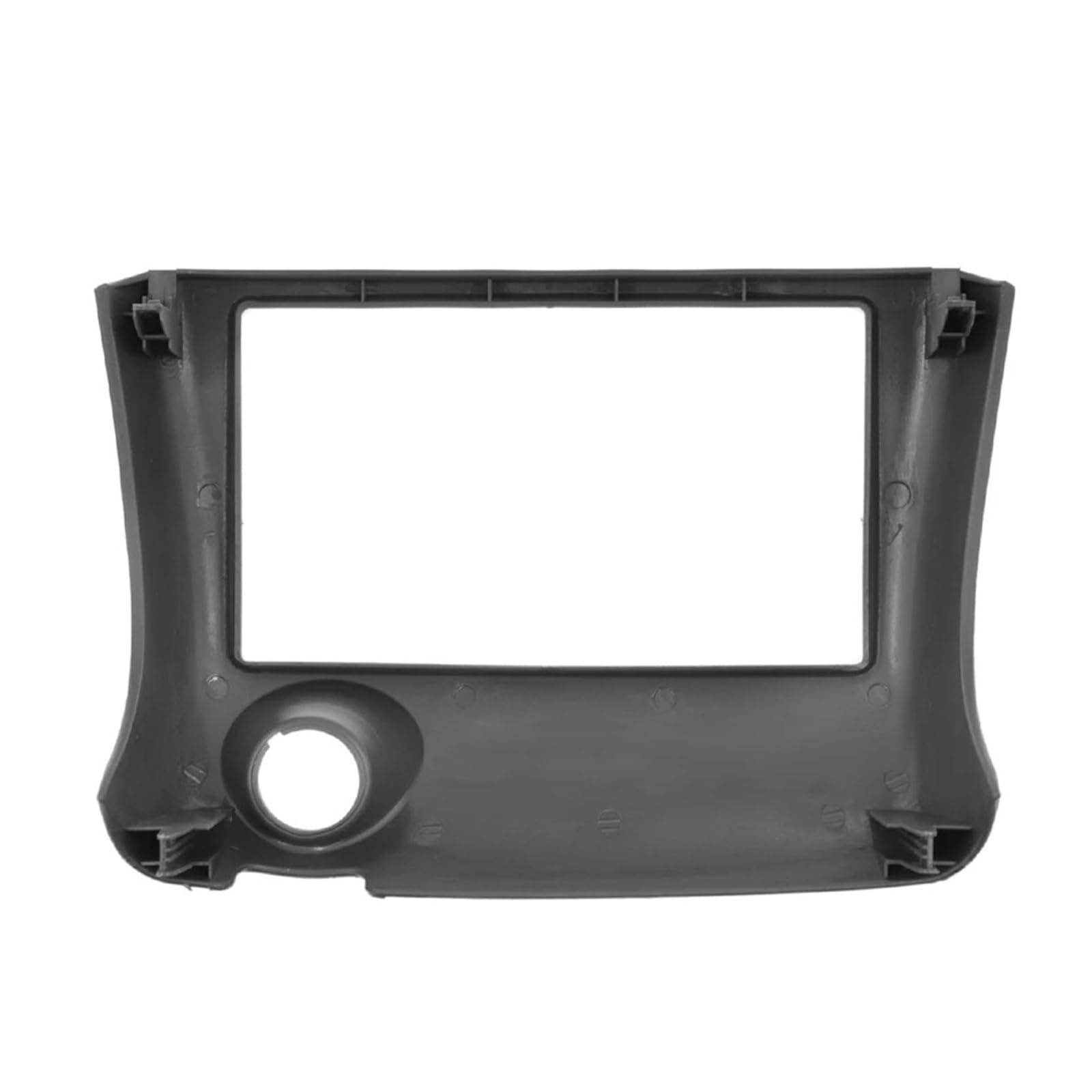 Marco Radio Marco De Salpicadero Audio para Coche 2Din, Kit Montaje En Panel Radio CD DVD, Biselado para Toyota, para Vitz, para Yaris Echo 1999-2005 Kit Montage Autoradio