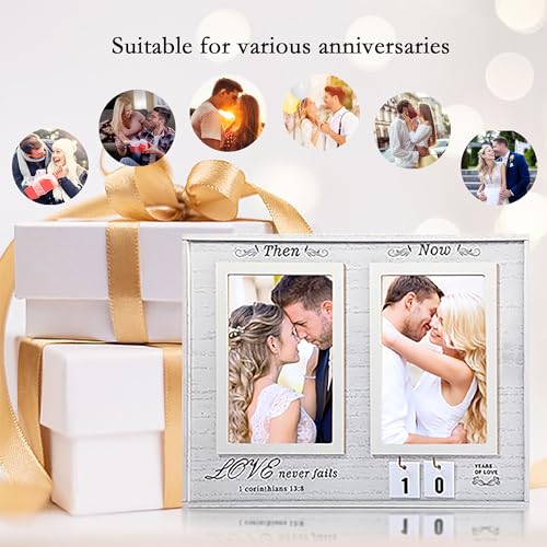 Sarluna 30-TO99-QHPL Then & Now Anniversary Picture Frame thumb #3