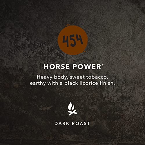 Kicking Horse Coffee, 454 Horse Power, Dark Roast, Whole Bean, 10 oz - Certified Organic, Fairtrade, Kosher Coffee