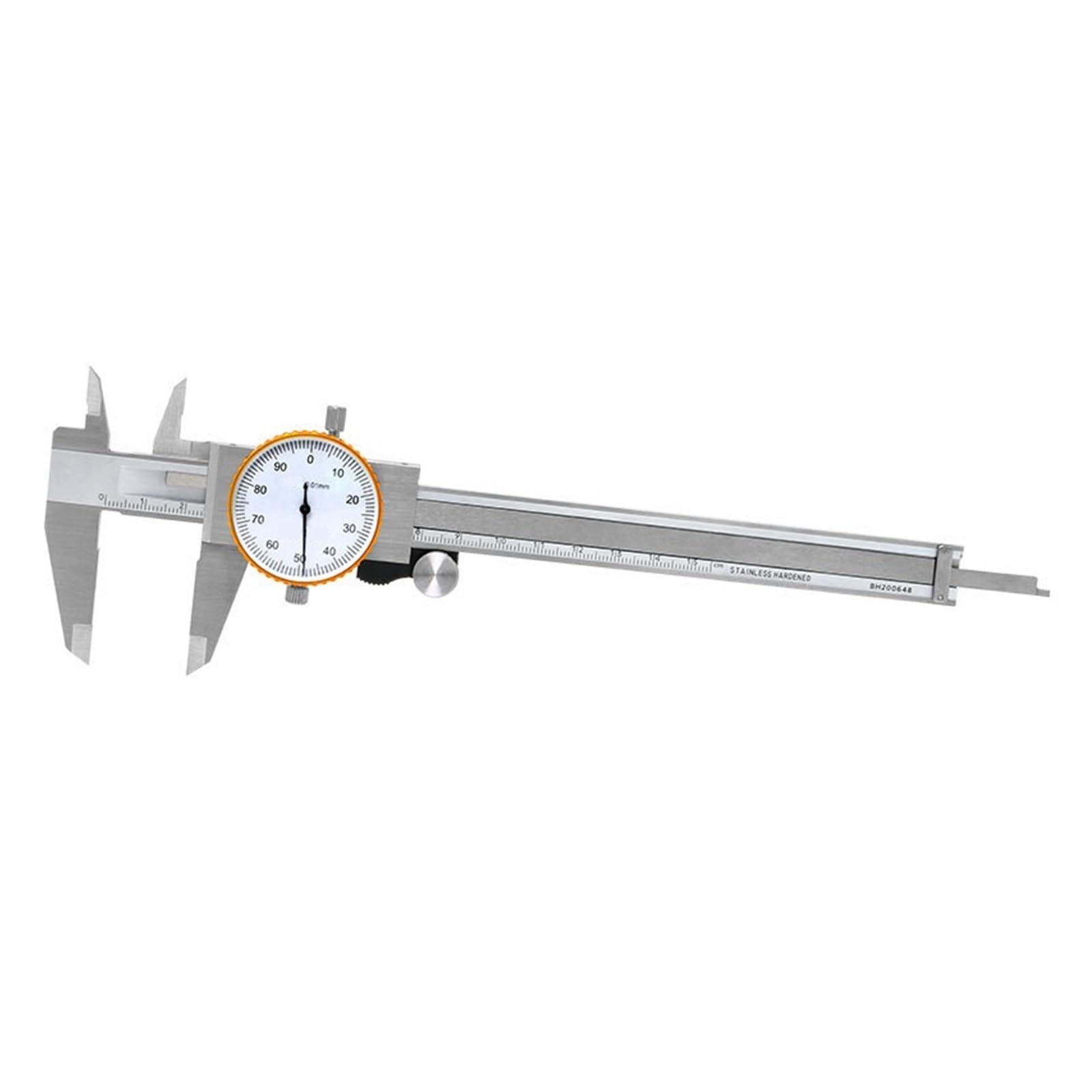 Bdayek One Color Vernier Calipers Dial Vernier Caliper 0.01 Mm 0-150 6" Gauge Ruler Stainless Steel Calipers Micrometer(0-150Mm 0.01Mm)