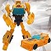 LUSTAR Transformers Juguete Hero Rescue Robot Bumblebee Anime Heroes Figura Figura Anime Roles Modelo Colección Estatua Toy Regalo 16 Cm (6.3 Pulgadas)